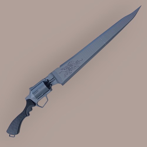 Gunblade scale diy 3d - scale,