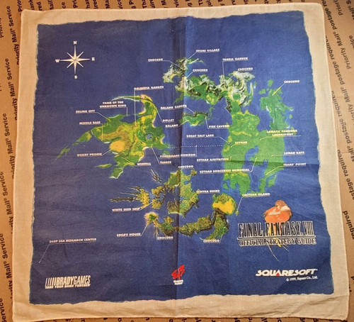 Final fantasy viii - fantasy, mappa