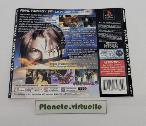 Final fantasy viii sony - final,